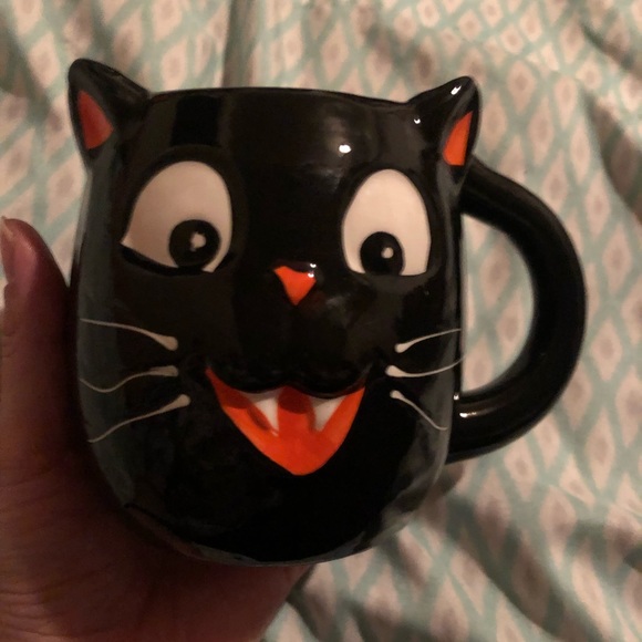 New Halloween Black Cat Ceramic Mug - Picture 4 of 4